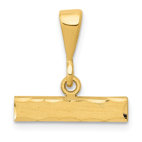 Solid,Casted,Diamond Cut,Satin,14K Yellow Gold