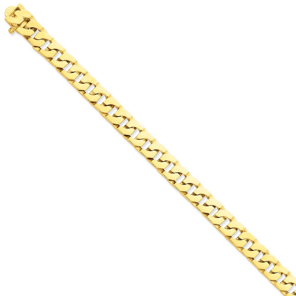 Solid,Casted,Polished,14K Yellow Gold,Heavy Duty Box Chain