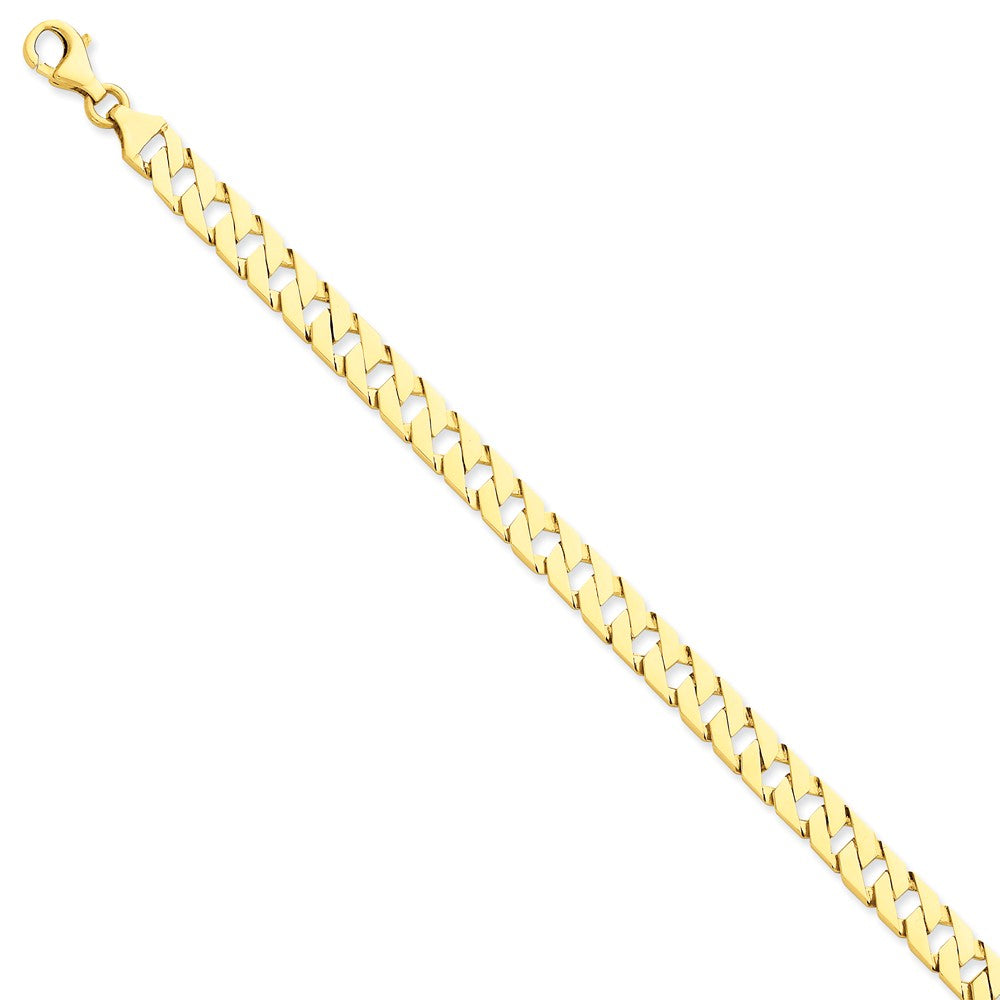 Solid,Casted,Polished,14K Yellow Gold,Fancy Lobster Clasp,Special Len Avail Over 6in