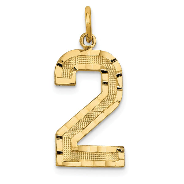 Solid,Casted,Diamond Cut,Satin,14K Yellow Gold