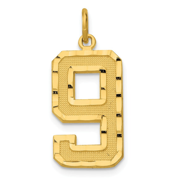 Solid,Casted,Diamond Cut,Satin,14K Yellow Gold