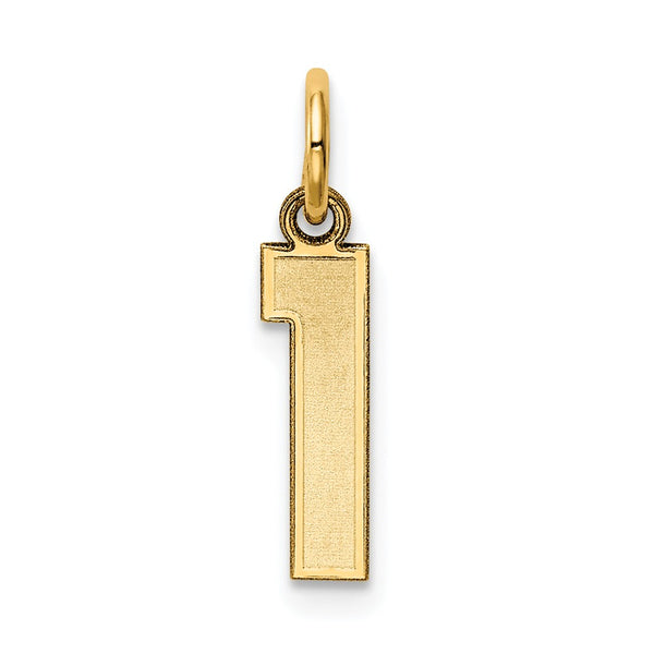 14K Yellow Gold,Laser-Cut