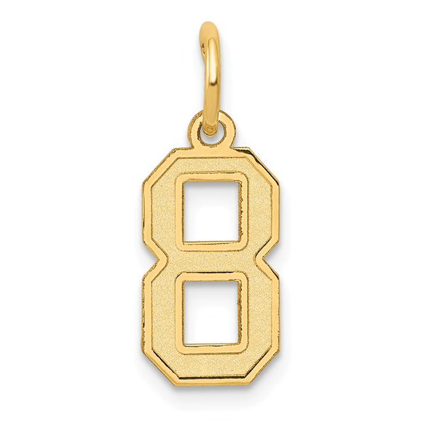14K Yellow Gold,Laser-Cut