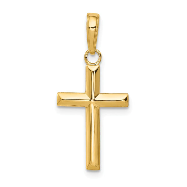 Polished,14K Yellow Gold,Flat Back,Polished Back