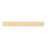 Solid,Casted,Polished,14K Yellow Gold,Fold-Over Clasp