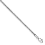 Solid,14K White Gold,Lobster Clasp