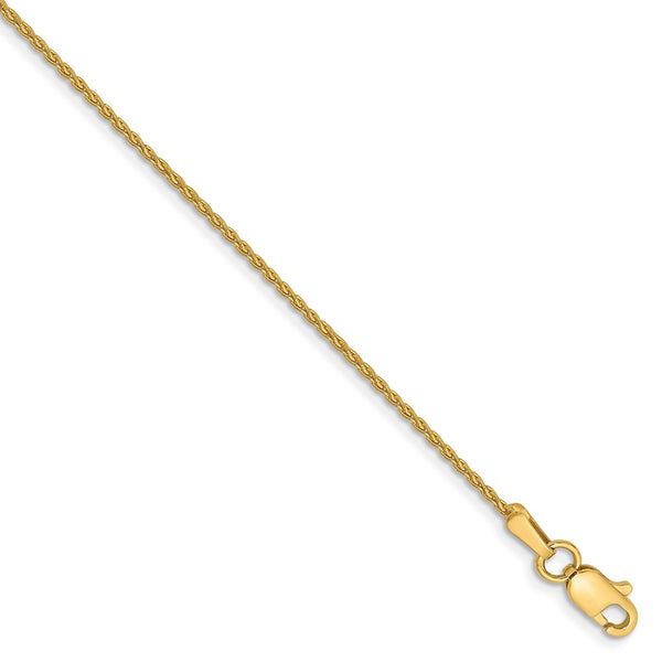 Solid,14K Yellow Gold,Lobster Clasp