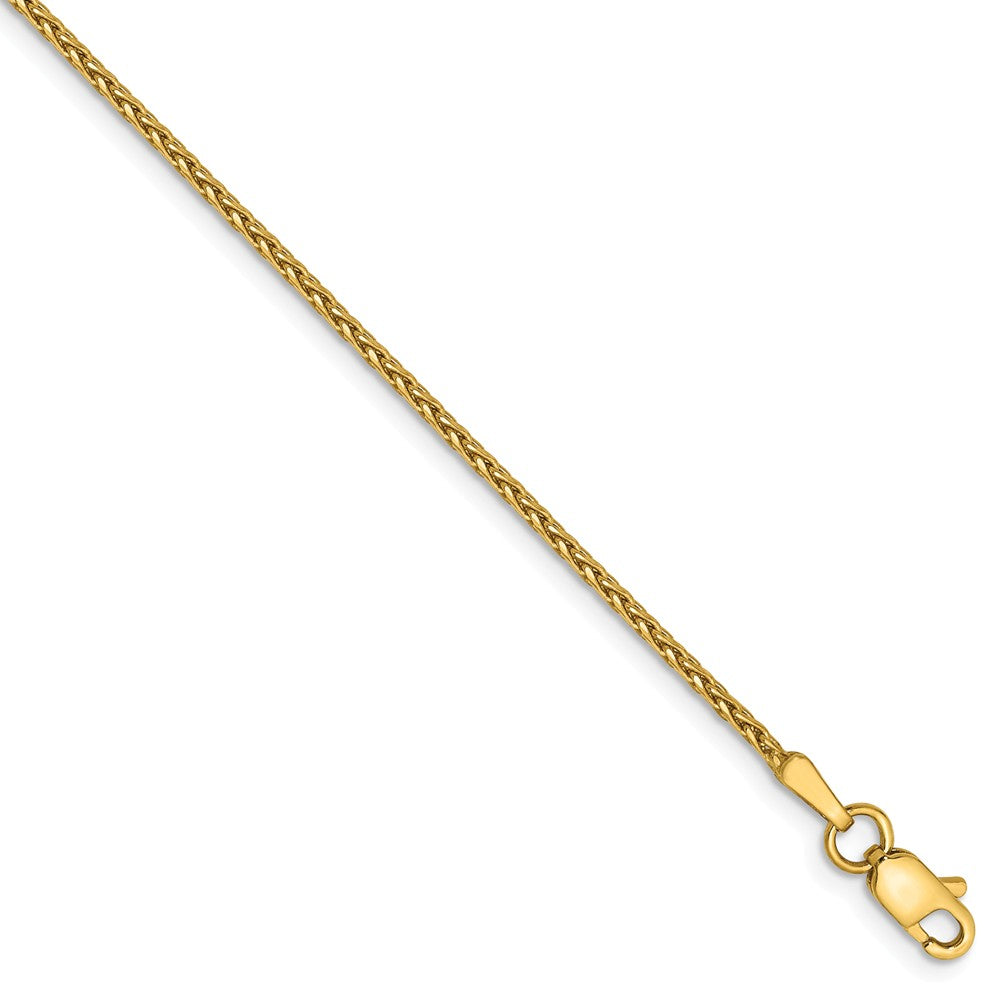Solid,Diamond Cut,14K Yellow Gold,Lobster Clasp