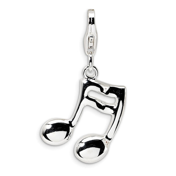 Polished,Enamel,Sterling Silver,Fancy Lobster Clasp,Rhodium-Plated
