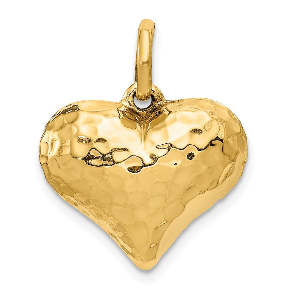 Polished,3-D,14K Yellow Gold,Hollow