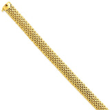 Polished,14K Yellow Gold,Box Chain Catch