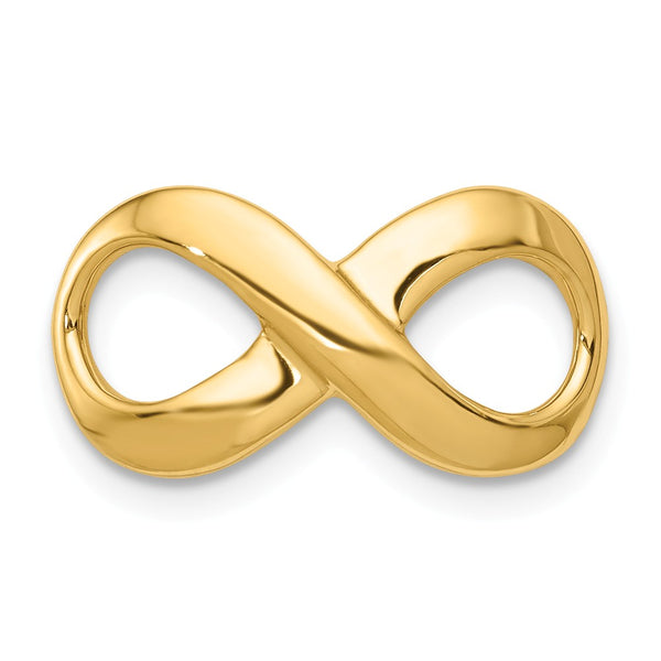 Casted,Polished,14K Yellow Gold,No Bail,Fits Up to 2mm Regular,Fits Up to 5mm Fancy