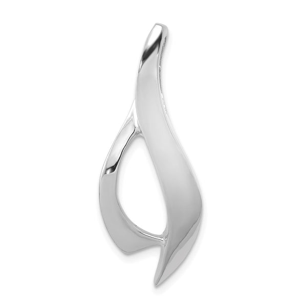 Solid,Casted,Polished,14K White Gold,Fits Up to 6mm