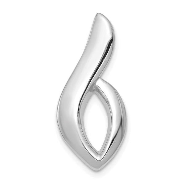 Solid,Casted,Polished,14K White Gold,Hidden Bail,Fits Up to 6mm Regular,Fits Up to 8mm Fancy