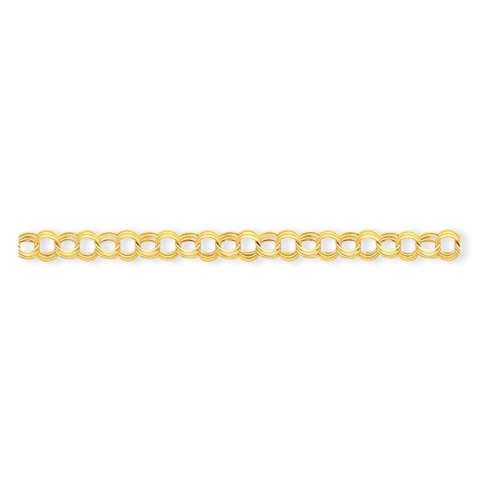 Diamond Cut,14K Yellow Gold,Hollow,Lobster Clasp