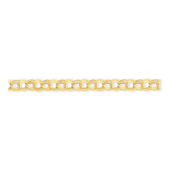 Diamond Cut,14K Yellow Gold,Hollow,Lobster Clasp