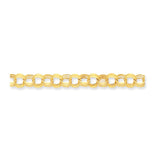 Diamond Cut,14K Yellow Gold,Hollow,Lobster Clasp