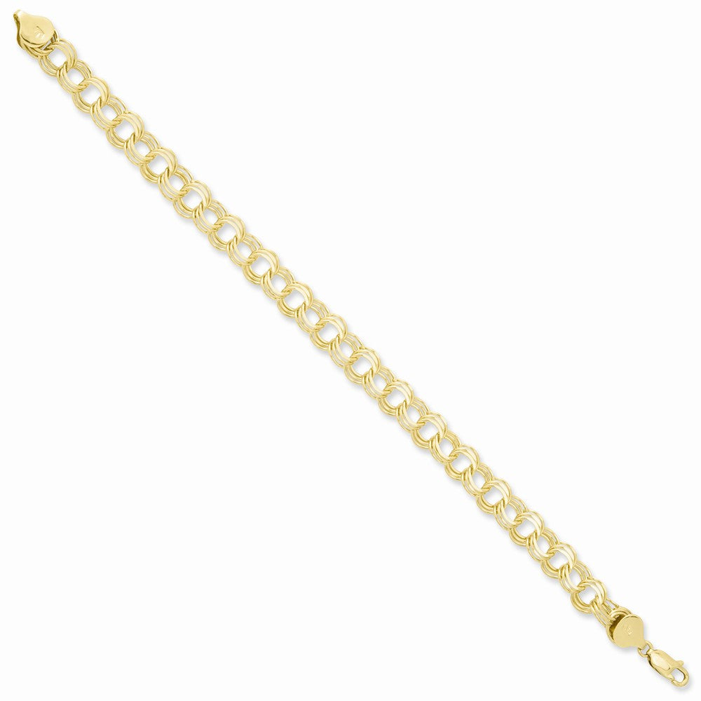 Solid,Polished,14K Yellow Gold,Lobster Clasp