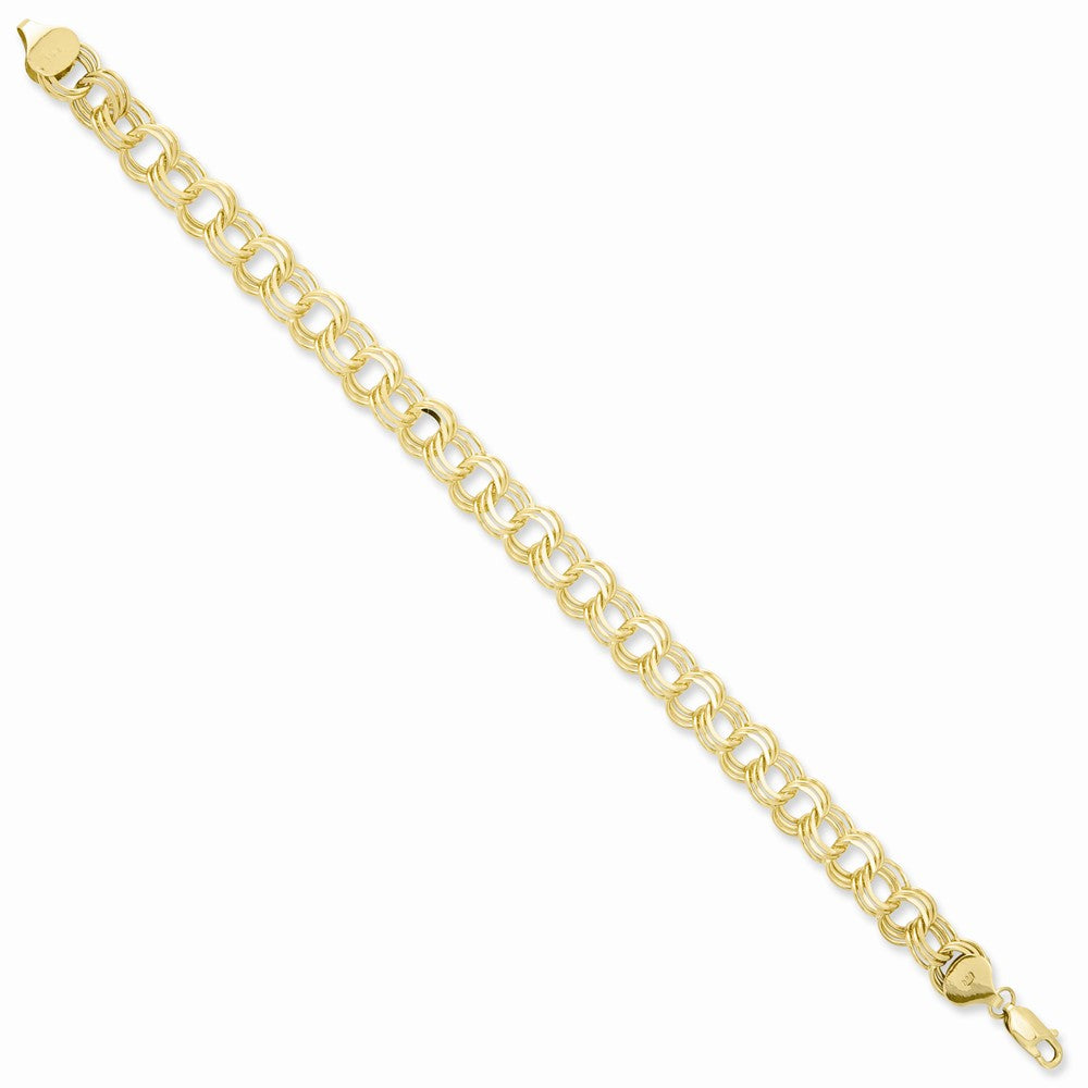 Solid,Polished,14K Yellow Gold,Box Chain