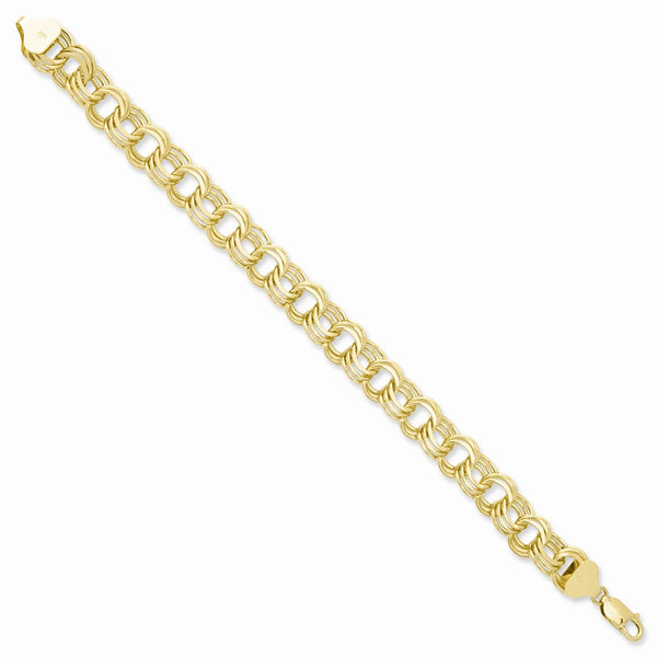 Solid,Polished,14K Yellow Gold,Box Chain