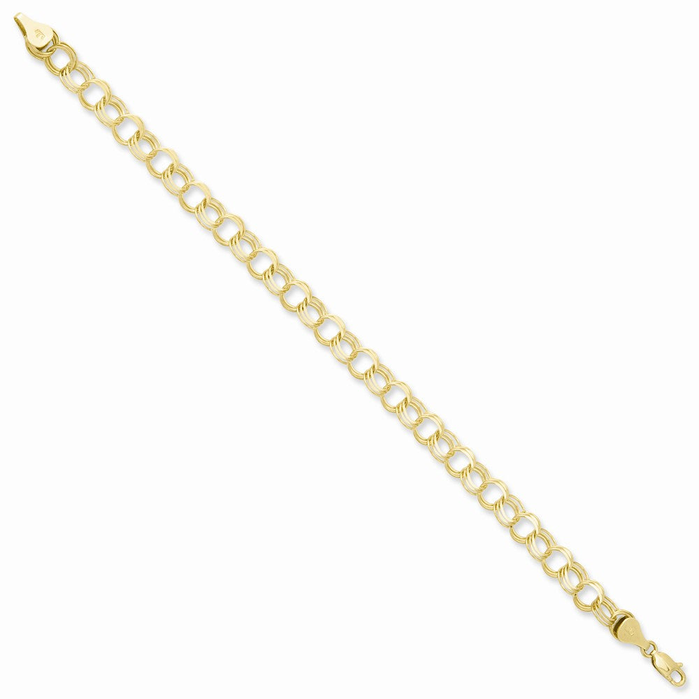 Solid,Polished,14K Yellow Gold,Lobster Clasp
