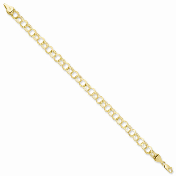 Solid,Polished,14K Yellow Gold,Lobster Clasp