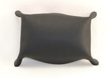 leather tray green black brown