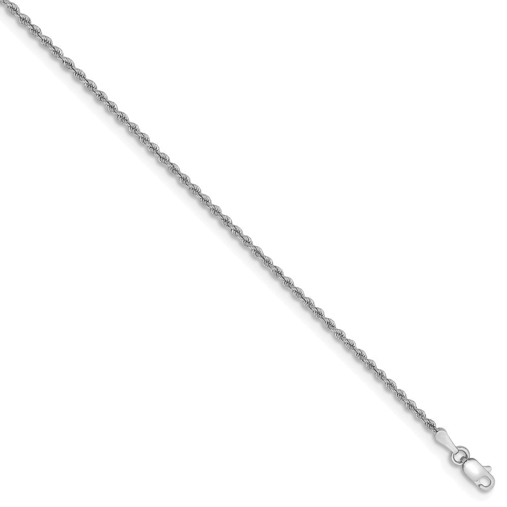 Solid,14K White Gold,Lobster Clasp