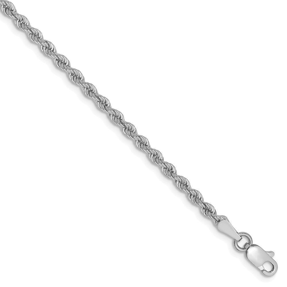 Solid,14K White Gold,Lobster Clasp