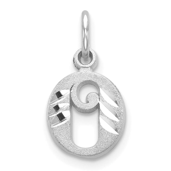 Solid,Casted,Diamond Cut,Satin,14K White Gold