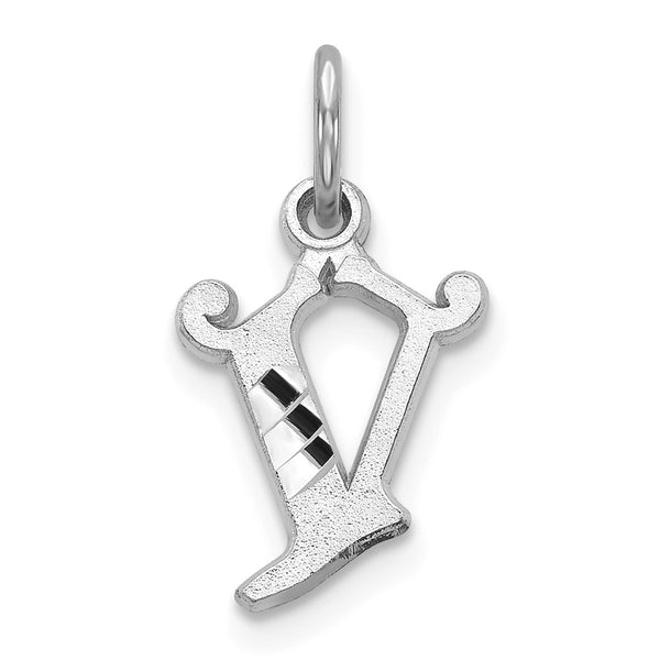Solid,Casted,Diamond Cut,Satin,14K White Gold