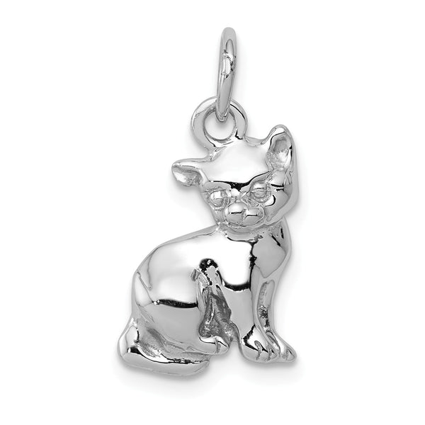 Casted,Polished,14K White Gold,Open Back