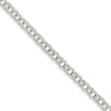 Solid,Polished,14K White Gold,Lobster Clasp