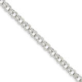 Solid,Polished,14K White Gold,Lobster Clasp