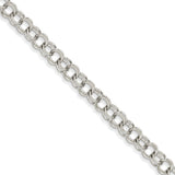 Solid,Polished,14K White Gold,Lobster Clasp