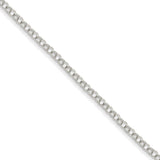 Solid,14K White Gold,Lobster Clasp
