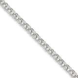 Diamond Cut,14K White Gold,Hollow,Lobster Clasp