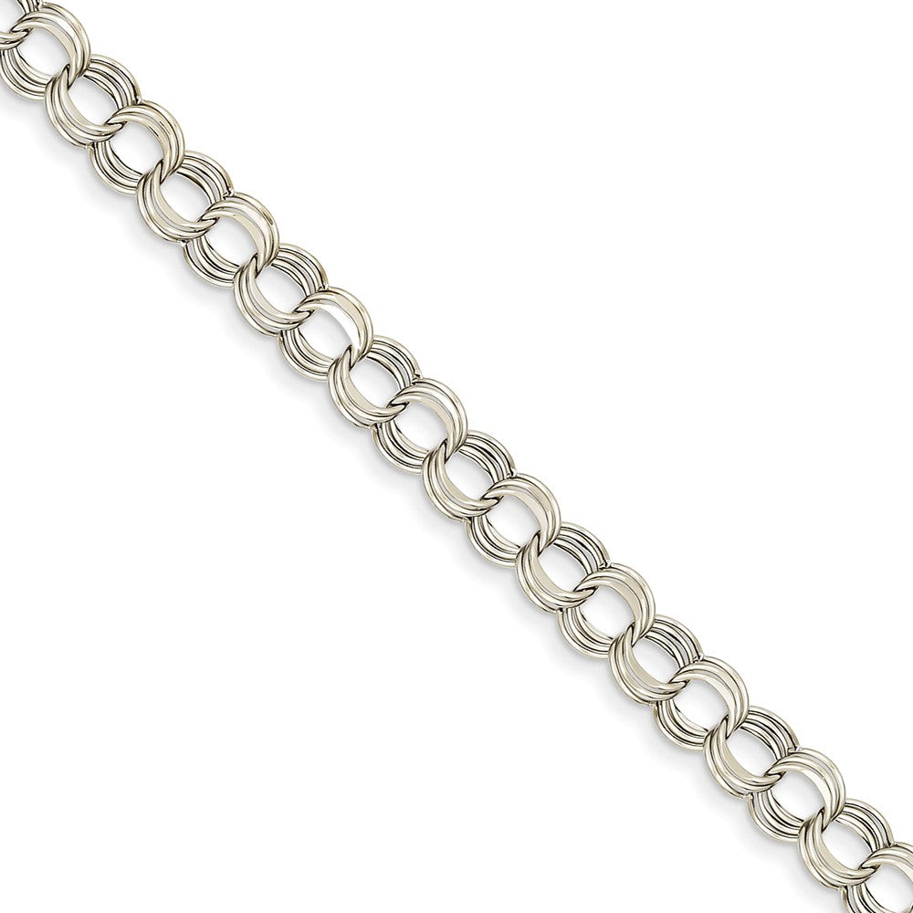 Diamond Cut,14K White Gold,Hollow,Lobster Clasp