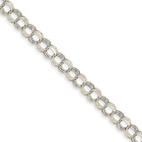 Diamond Cut,14K White Gold,Hollow,Lobster Clasp