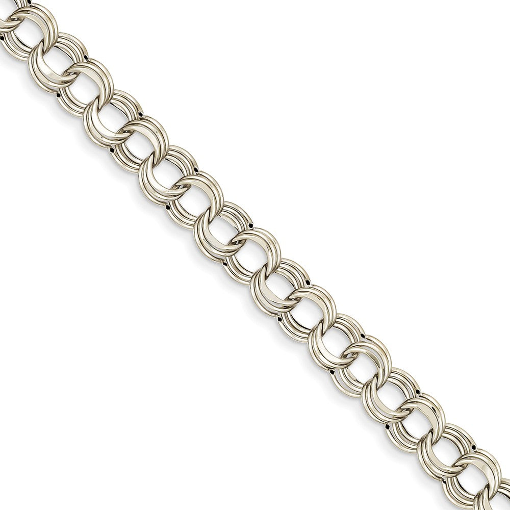 Diamond Cut,14K White Gold,Hollow,Lobster Clasp