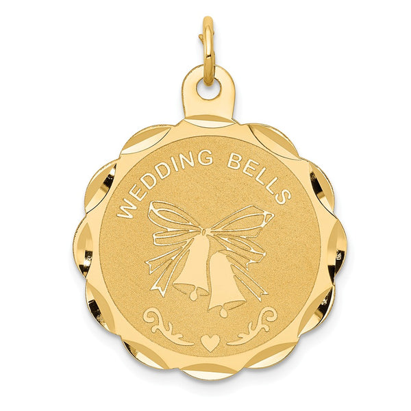 Polished,14K Yellow Gold,Stamped,Flat Back,Engravable,Faceted,Laser Etched