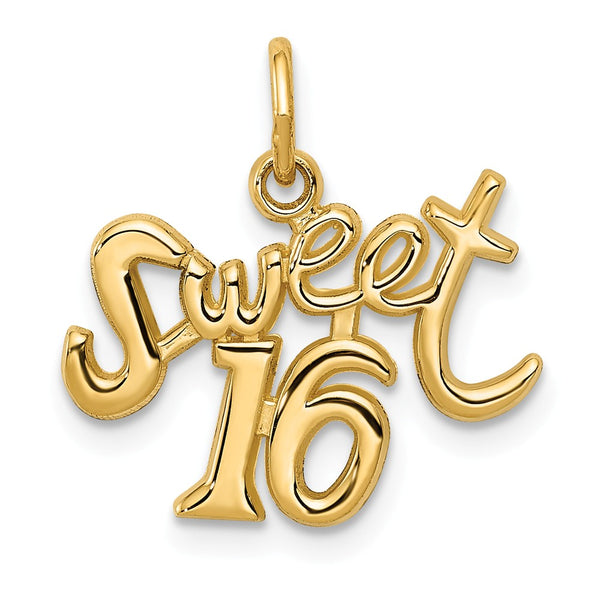 Solid,Casted,Polished,14K Yellow Gold