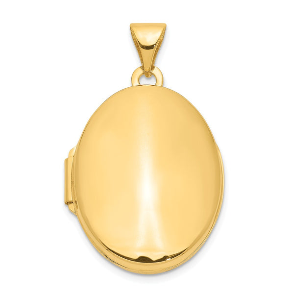 Polished,14K Yellow Gold,Not Engraveable By QG,Holds 2 Photos