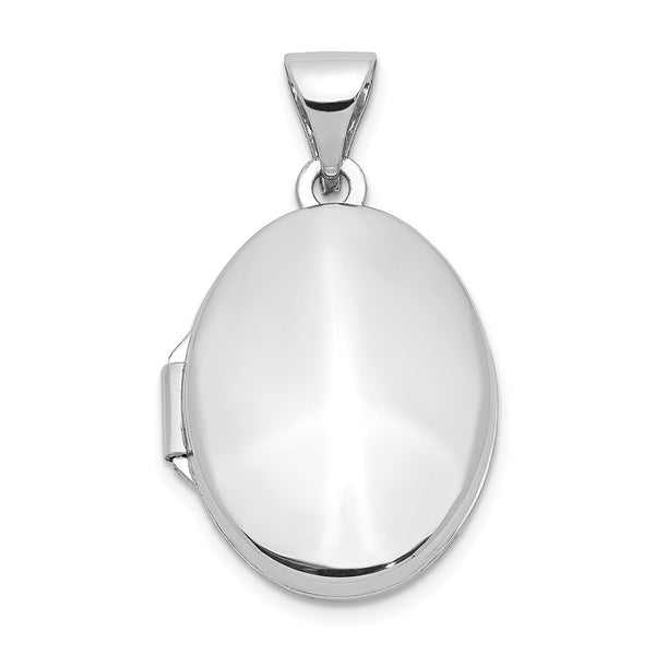 Polished,14K White Gold,Not Engraveable By QG,Holds 2 Photos