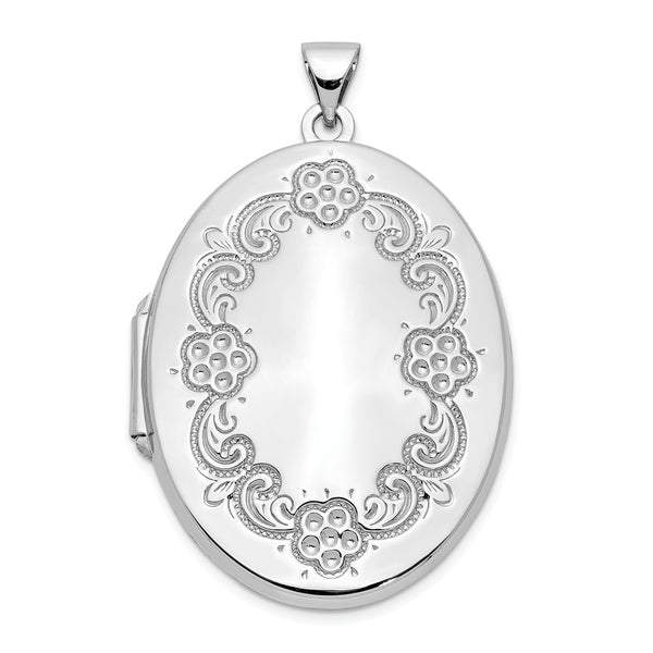 Polished,14K White Gold,Not Engraveable By QG,Holds 2 Photos