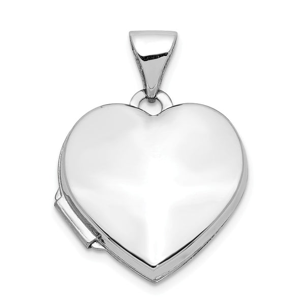 Polished,14K White Gold,Not Engraveable By QG,Holds 2 Photos