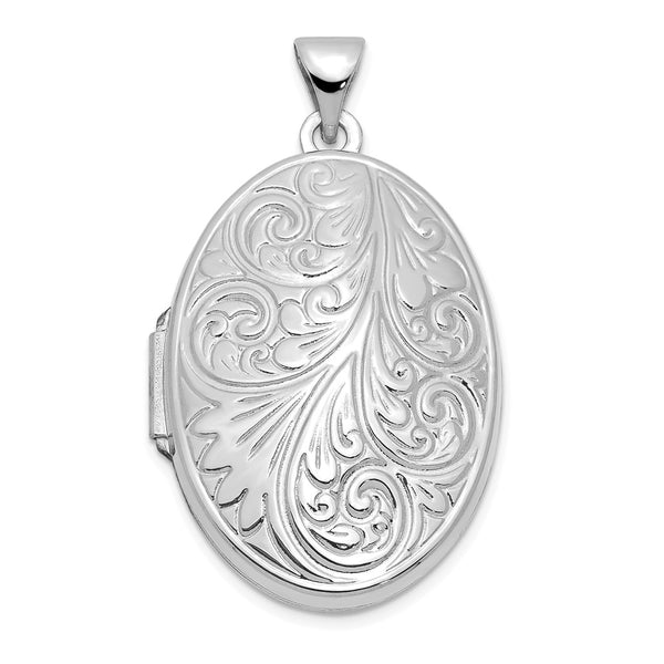 Polished,14K White Gold,Not Engraveable By QG,Holds 2 Photos