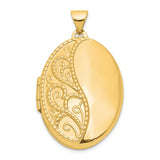 Polished,14K Yellow Gold,Not Engraveable By QG,Holds 2 Photos
