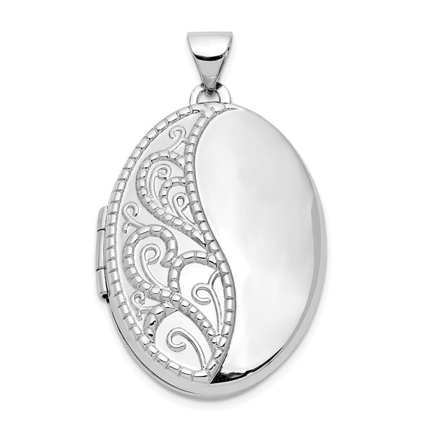 Polished,14K White Gold,Not Engraveable By QG,Holds 2 Photos