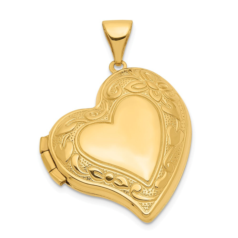 Polished,14K Yellow Gold,Not Engraveable By QG,Holds 2 Photos